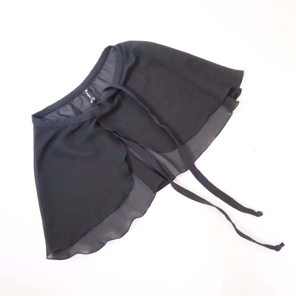 Energetiks Ballet Black Chiffon Skirt